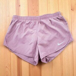 Nike Running Shorts Women's Rose Pink Lined Mesh Side Reflective Swoosh Active S